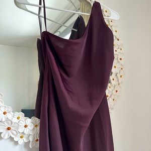BHLDN Audrie Dress in Eggplant US size 4